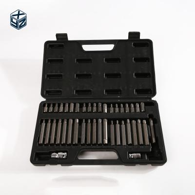 China 41pcs Plastic Box Bit Set for Tools High Precision CRV Alloy Steel Industrial Grade for sale