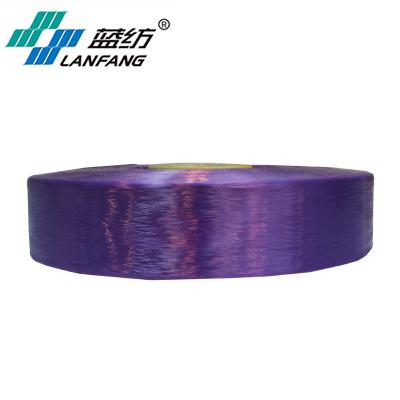 China Anti-bacteria Polyester Dope Dyed Yarn POY Polyester Filament Yarn Textured POY for sale