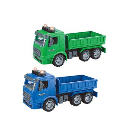 China Toy Funny Friction Truck Diecast Toys, 1:14 Friction Car Toys, With Light And Music for sale