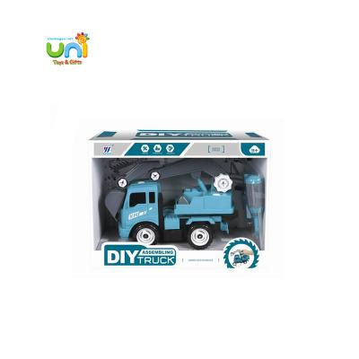 China Friction Toy DIT Truck Toy Engineering Vehicles Friction Assembly Car Toys for sale