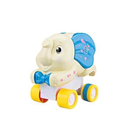 China Friction Toy New Roll Inertial Vehicle Cars Elephant Set Friction Toy Car for sale