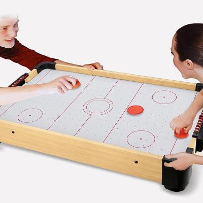 China Classic Sports Toys Family Sports Toys Indoor Interactive Game Mini Table Ice Air Hockey Wooden Game Toy for sale