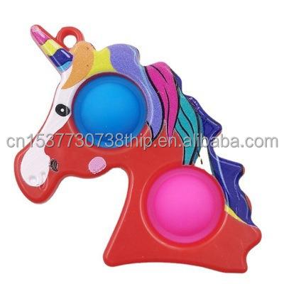 China Stir toys kids toys stir toys children toys in running kids toys stir toys simple sensory stir person Mini Noise Bubble Key Chain for sale