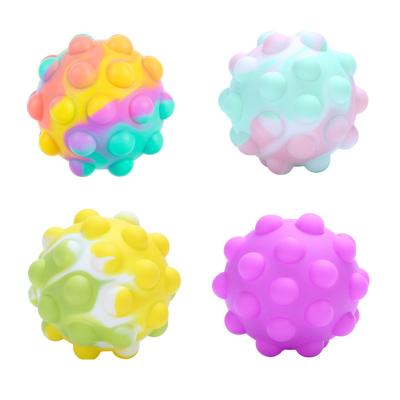 China Bubble Toy Stress Reliever Toys Fidget Sensory Toy Squeeze Silicone Silicone Fidget Ball for sale