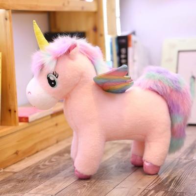 China Wiggle Person Toys Wiggle Toys 2021 Hot Selling Unicorn Stuffed Toy New Creative Shinny Cute for sale