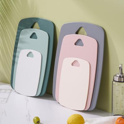 China Factory direct plastic cutting board workable 3 pieces of plastic cutting board set non-slip cutting board for kitchen for sale