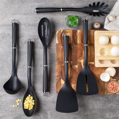 China Viable Factory Wholesale 6 Pieces Kitchen Cooking Baking Utensils Nylon Cookware Set for sale