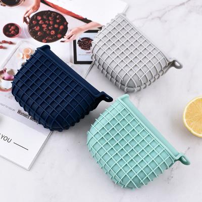 China Factory Highest Silicone Rectangle Kitchen Oven Mitts Wholesale Heat Resistant Oven Mitts Rectangle Silicone Pot Oven Mitts Cut For Baking for sale