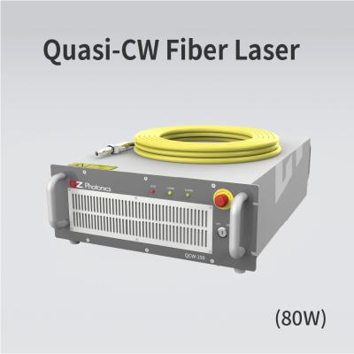 China 80W Hightech Quasi-CW Faserlaser Energieeffizienz für das Schweißen von Batterien zu verkaufen