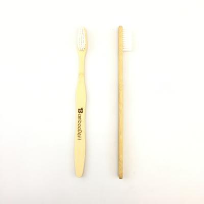 China HOME Organic Bamboo Toothbrush With Toothpaste Reusable Adult Bamboo Toothbrush for sale