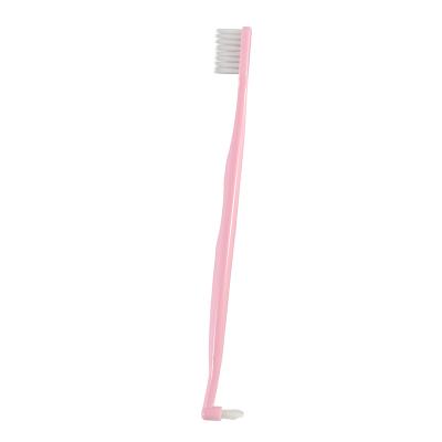 China Reusable Adult Orthodontic Toothbrush U Shape Double End With Interdental Brush for sale