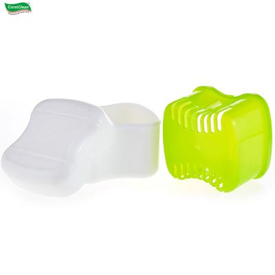 China 2021 NEW Reusable Dental Retainer Case Dental Storage Box Denture Storage Box for sale