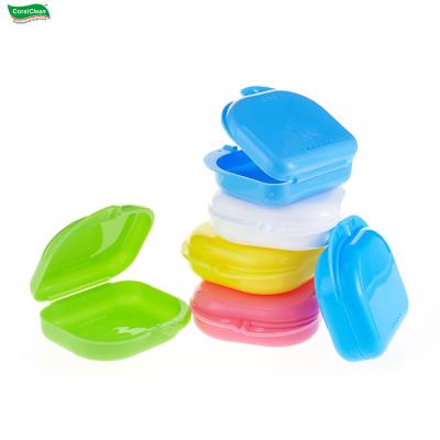 China Reusable Manufacturer Logo OEM Bath Box Denture Cleaning Case Keep Denture Clean Box for sale