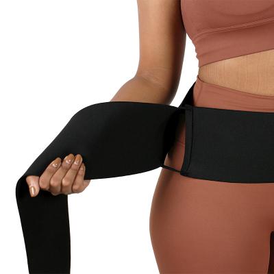 China 400cm Antibacterial Belly Wrap Body Shaper Waist Trimmer Band Antibacterial Elastic Bribe Up Wrap Belly Waist Trainer For Women for sale