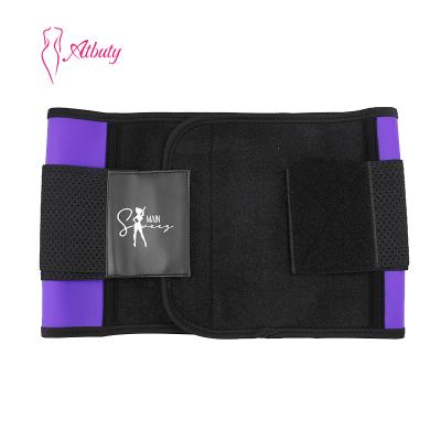 China Underbust Cincher Private Label ATBUTY Latex Power Belt Exercise Waist Trainer 2019 Custom Logo for sale