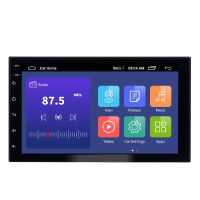 China 7 Inch 2 GPS Car Din Gps Car Stereo Radio Player Auto Universal Android Audio Radio Multimedia for sale