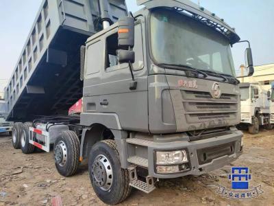 China Caminhão usado Shacman 8X4 12 rodas 430HP Caminhões de descarga com design de pneu radial à venda