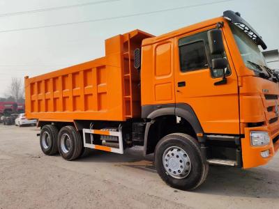 China 6×4 Handgetriebe HOWO Dump Truck Gebrauchtwagen Dump 12 Roues Sable Benne Camion zu verkaufen