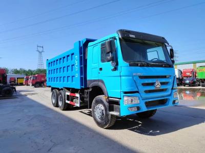 China Construction Projects Sinotruk Blue Dump Truck 6*4 Tipper Truck with Radial Tires for sale