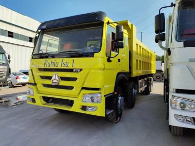 China Radial banden ontwerp tweedehands Sinotruk HOWO 8*4 Dump Truck met 6-8L motorcapaciteit Te koop