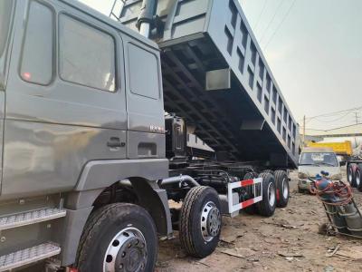 Cina 375 CV 12 ruote 40t Shacman 8X4 Used Dump Truck Super Drive Potenza 351-450 CV in vendita