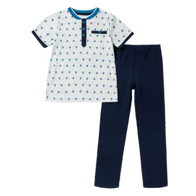 China Vintage Factory Direct Sales Fashion And Comfort Chinese Summer Sets Baby Kids Boys Clothes for sale