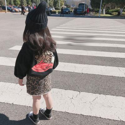 China 2021 Breathable Baby Clothing Set Infant Kids Clothes T-shirt Tops+Leopard Print Skirt Set For Girls Long Sleeve Fashion Kids Suit for sale