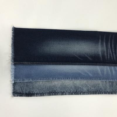 China Breathable Blue Weft Yarn 10oz Jeans Fabric Fashion Denim Jacket for sale