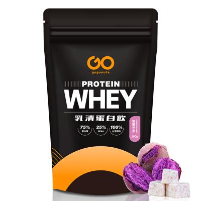 China Popular Muscle Protein Supplement Fitness Product Gain Muscle And Loss Weight Whey Protein With Taro for sale