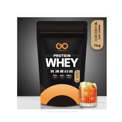 China Best Selling Dietary Supplement Adult Whey Protein With Whiskey Chocolate for sale