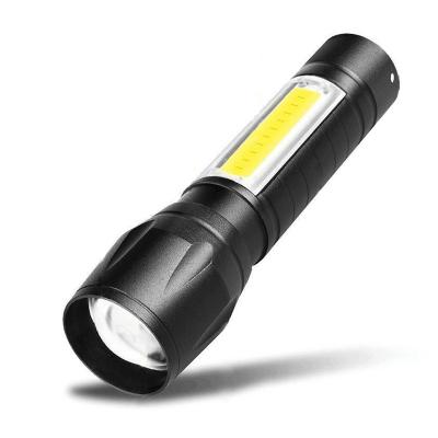 China Zoom USB Torch Light Ultra Bright Rechargeable Waterproof Mini LED Flashlight For Emergency for sale