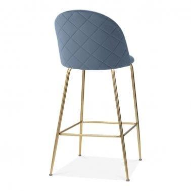 China (Other) hot sale adjustable bar chair or bar stool for dining room with brass footrail for sale