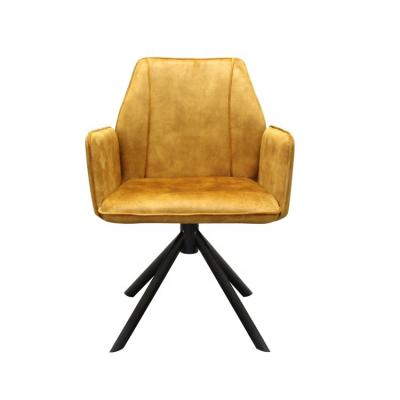 China Front Desk Armchair Upholstered Claw Leg Modern Stylish Living Room French Adjustable Legs Single Swivel (Other) Office Style Dining Chair for sale