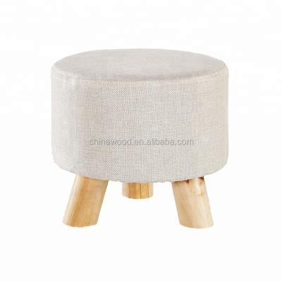 China Multi-Scene Use Ottoman Pouf Stool Upholstered Stool for sale