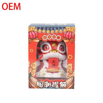 China Custom Wholesale chinese ornament toy plastic anime cartoon animal lion figure Other for sale