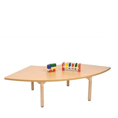 China Modern Multifunctional Fine Guaranteed Quality Curved Solid Wood Toy Lounge Tables for sale