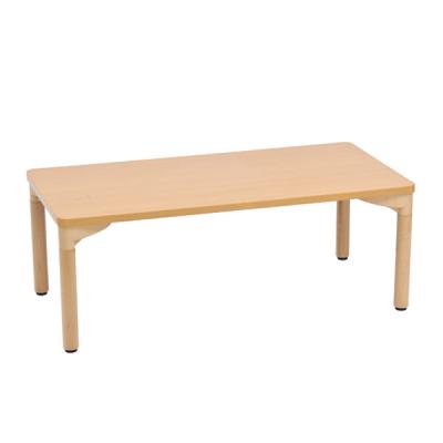 China Modern Wooden Corner Treatment Table Supplier Square Dining Table With Four Legs for sale