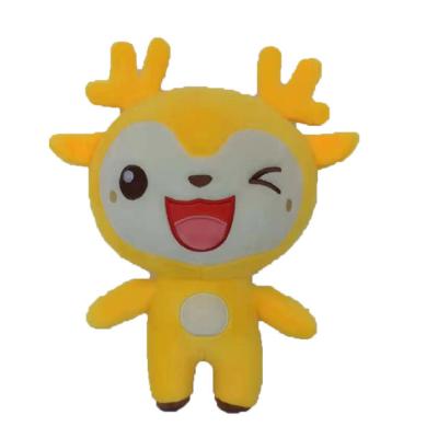 China Cotton Wholesale OEM/ODM Christmas Cute Cool Santa Deer Plush Toy Stuffed Plush Dolls for sale