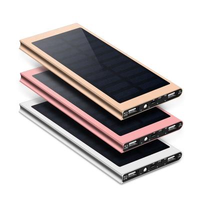 China Solar Power Bank Solar Power Bank 20000mah NEW Dual USB Li-polymer Solar Battery Charger Travel Power Bank For All Phone for sale