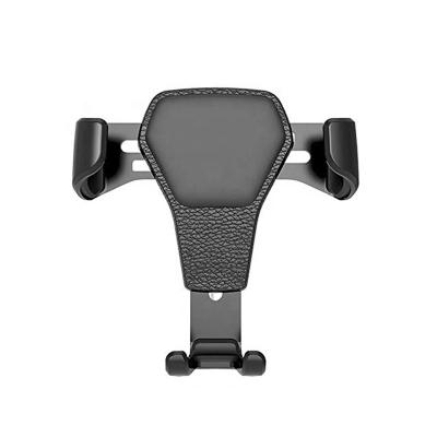 China Universal Car Sun Mount Air Vent Bracket Gravity Auto Lock Mobile Phone Holder For IPhone X 8 Car Holder for sale