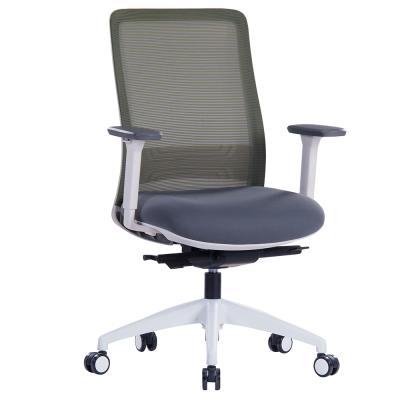 China (Size) KeHong Swivel Chair Staff Adjustable Modern Mesh Back Support For Office Waiting Room Chairs for sale