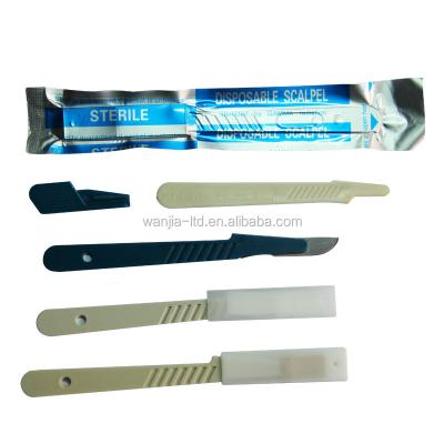 China Good quality steel disposable medical surgical scalpels suture with wholesale price for sale