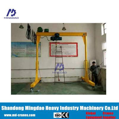 China China Made Light Duty 1 ton 2 ton 3 ton 5 ton Portable Mobile Workshop Gantry Crane for sale