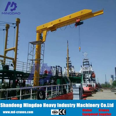 China Column Mounted 360 Degree Rotation Fixed Type Electric Hoist Jib Crane for sale