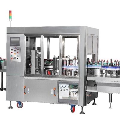 China Automatic Hot Roll Fed Labeling Machine Beverage Square Bottle Melt Glue Labeling Machine for sale