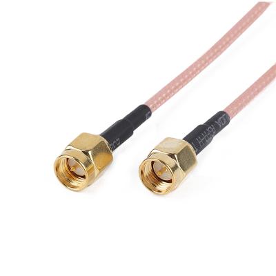 China Communication SMA Straight Male to PR SMA Communication Antenna RF Coaxial Cable Assembly Adapter Male Extension Cable for sale