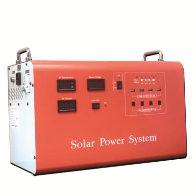 China High Efficiency 300w Portable Solar Power Storage System Built In 440*230*280 Lithium Battery for sale