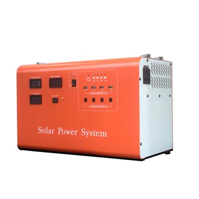 China China factory 1000w solar inverter power system built in 440*230*280 lithium battery for sale