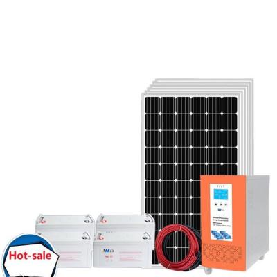 China Best Selling Home Use 6KW Household Solar System 315W Solar Panel 12V Battery 6kw Inverter for sale