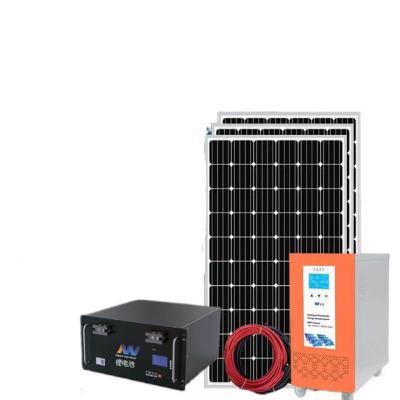 China 4000W MONO Inverter 51.2V 50AH Lithium Battery Household Solar System Home MONO SOLAR PANEL for sale